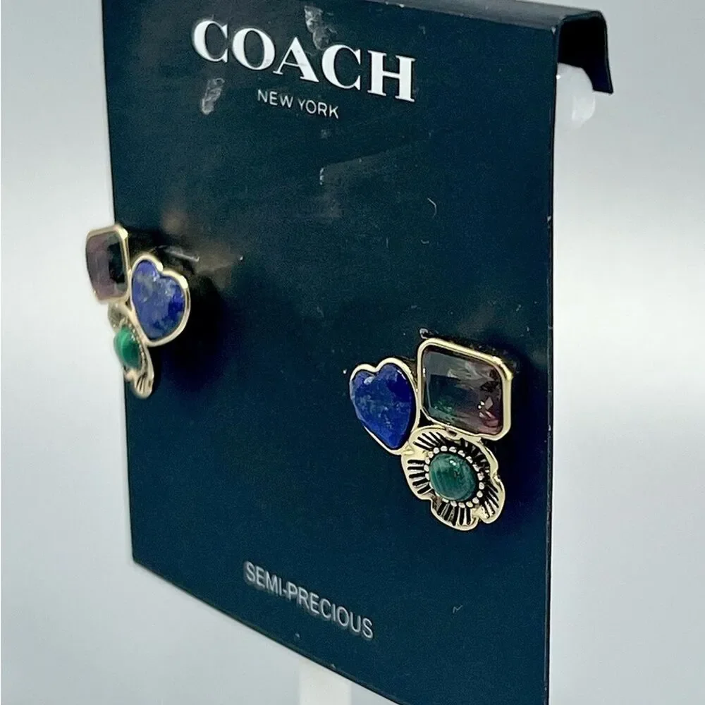 Coach Semi Precious Stone Earrings - Picture 3 of 5